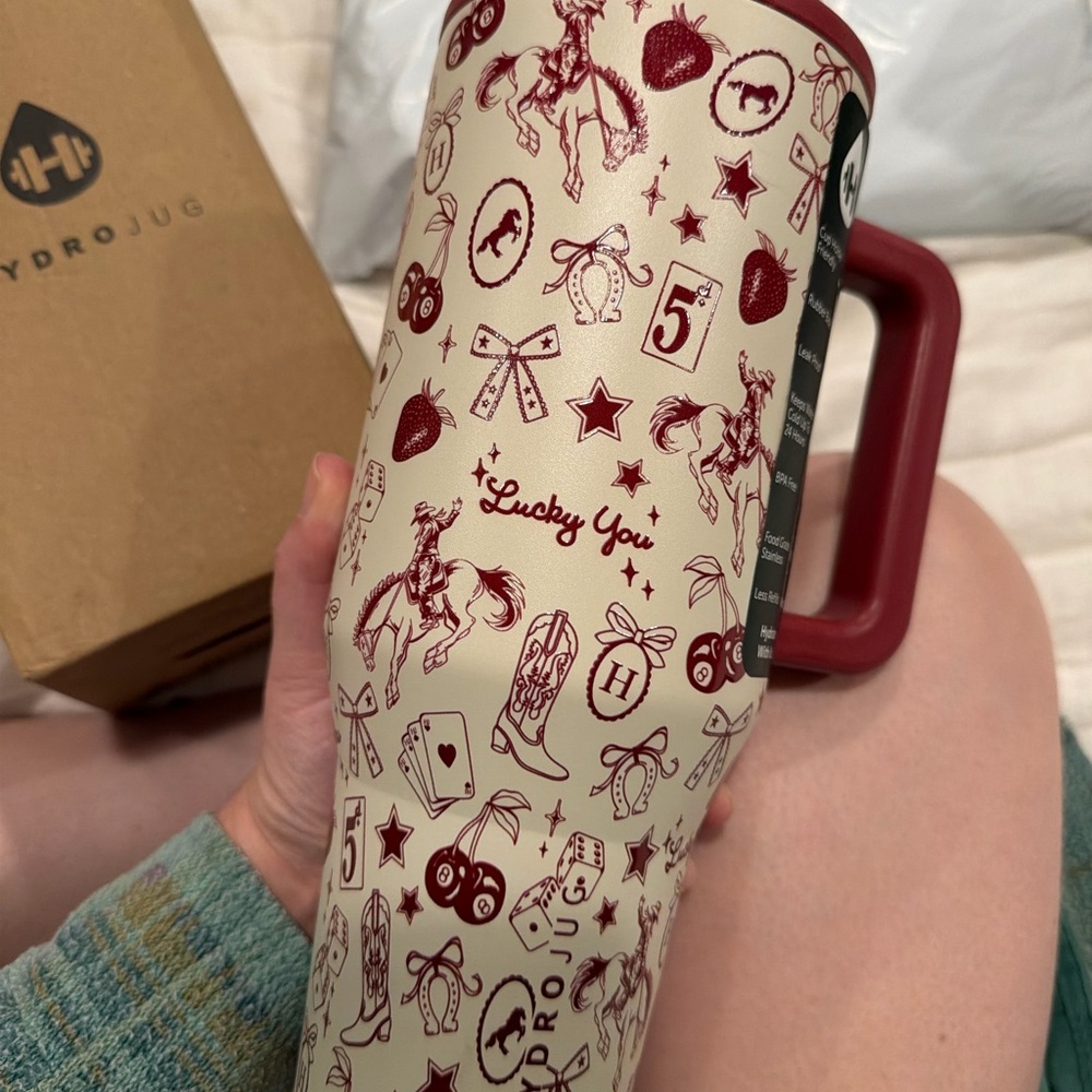 HydroJug Red Western 40 ounce Tumbler (Sold Out)